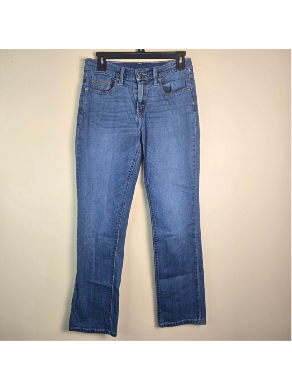 Women's Levi's Straight Leg Jeans Size 27/30 Blue